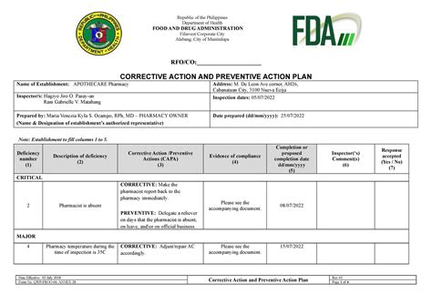 how to change pharmacist in fda